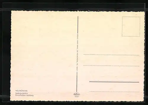 AK Neumünster, Grossflecken-Kuhberg, VW Bulli mit Sinalco-Werbung