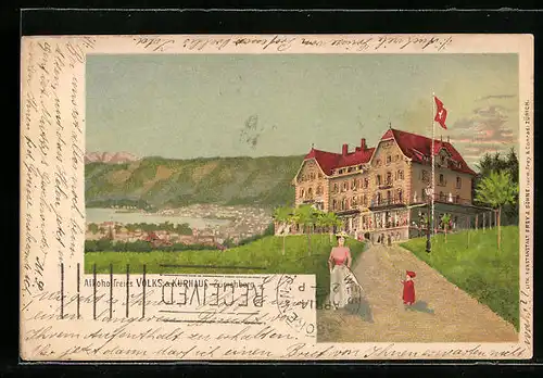 Lithographie Zürich, Alkoholfreies Volks- & Kurhaus Zürichberg