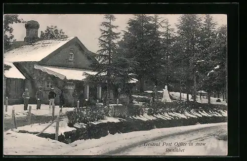 AK Ranikhet, General Post Office in snow