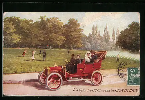 AK Auto, La 4 Cylindres 12 Chevaux de Dion-Bouton, Reklame