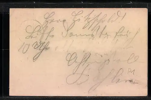 AK Leipzig, Private Stadtpost Lipsia, 1893