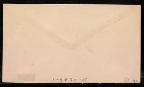 Briefumschlag Stempel Private Stadtbrief-Beförderung Courier