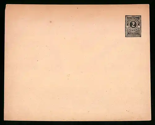 Briefumschlag Chemnitz, Private Stadtpost Hammonia Briefbeförderung