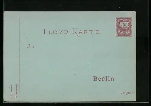 AK Berlin, Private Stadtpost Lloyd