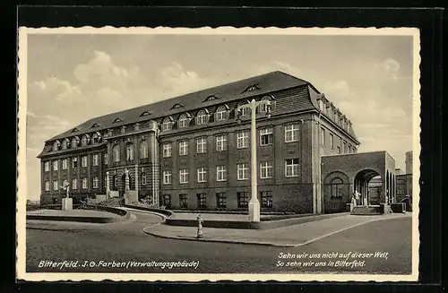 AK Bitterfeld, I. G. Farben Verwaltungsgebäude