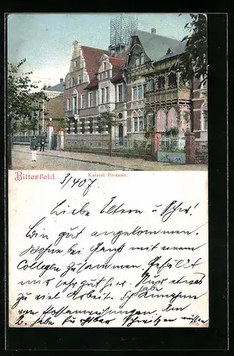 AK Bitterfeld, Kaiserl. Postamt