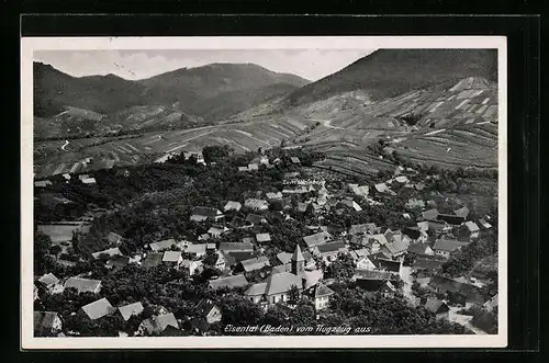 AK Eisental i. Baden, Fliegeraufnahme des Ortes