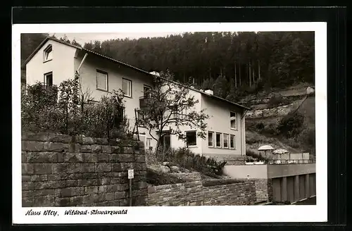 AK Wildbad-Schwarzwald, Blick zum Haus Bley