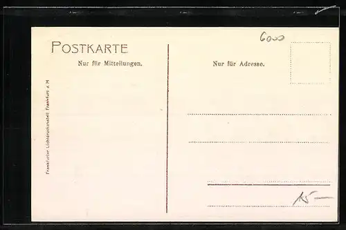 AK Frankfurt-Westend, Hohenzollernanlage und Victoriaschule