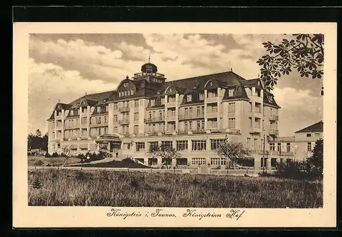 AK Königstein i. Taunus, Teilansicht vom Hotel Königsteiner Hof