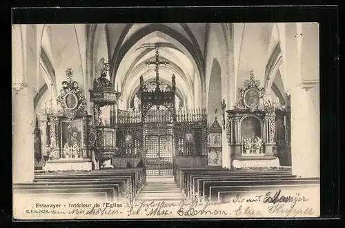 AK Estavayer, Intérieur de l`Eglise