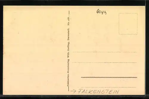 AK Falkenstein, Offizierheim Taunus, Speisesaal