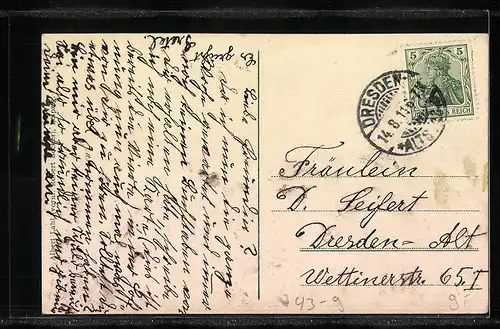 Künstler-AK Volksfest, Achterbahn Hugo Haases Deep to Deep mit Publikum