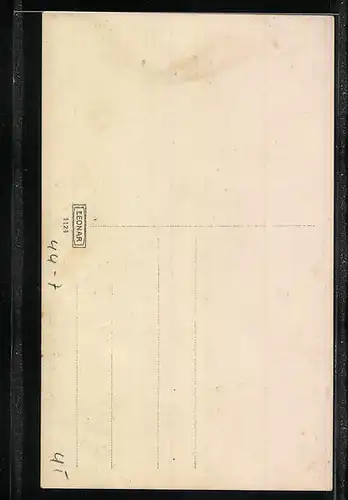 Foto-AK Kleines Mädchen mit Haarschleife und Puppe