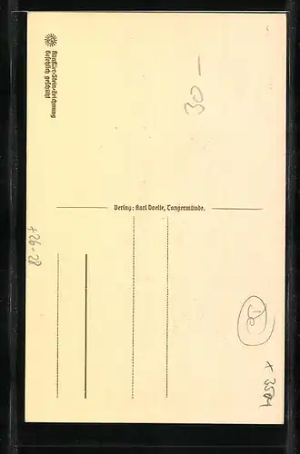 Steindruck-AK Tangermünde, Neustädter Tor