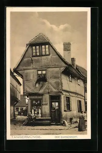 AK Tangermünde, Haus Der Buhnenkopf, Lange Fischerstrasse