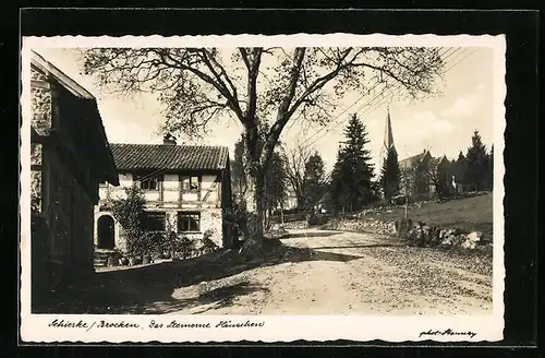AK Schierke /Brocken, Das steinerne Häuschen