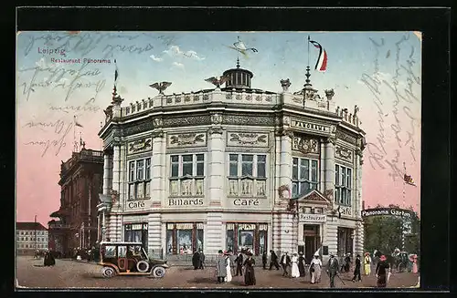 AK Leipzig, Rundbau Restaurant Panorama
