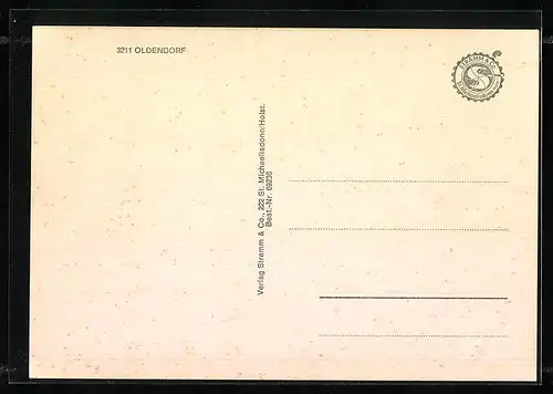 AK Oldendorf, Ortsansichten mit Denkmal