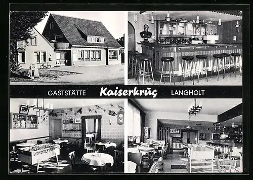 AK Langholt, Gaststätte Kaiserkrug