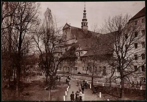 Fotografie Brück & Sohn Meissen, Ansicht Panschwitz, Blick auf das Kloster St. Marienstern