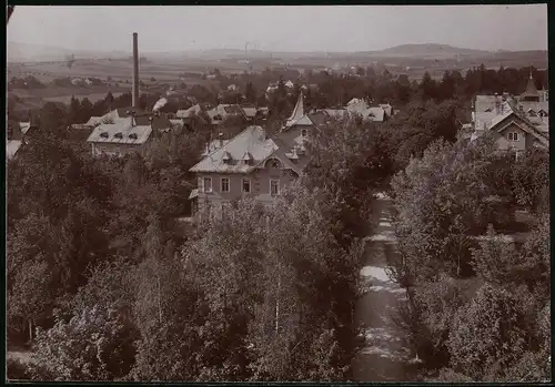 Fotografie Brück & Sohn Meissen, Ansicht Grossschweidnitz, Blick über die Königliche Landesanstalt