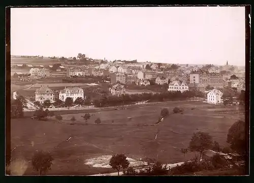 Fotografie Brück & Sohn Meissen, Ansicht Adorf, Villenviertel am Ortsrand