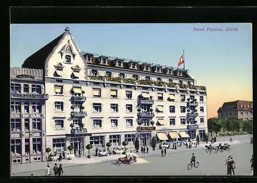 AK Zürich, Hotel Pelikan