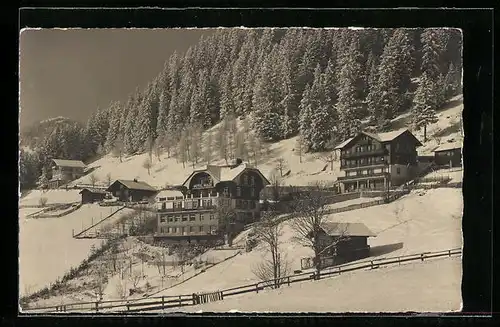 AK Adelboden, Hotel Huldi und Dépendance im Schnee