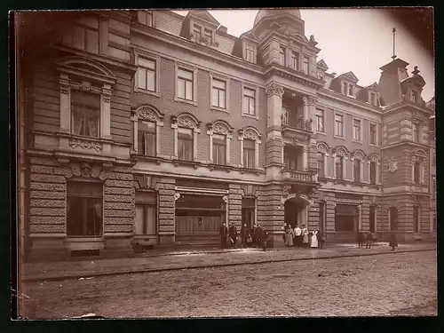 Fotografie Brück & Sohn Meissen, Ansicht Pirna / Elbe, Partie an der Kaiserhof - Kaserne