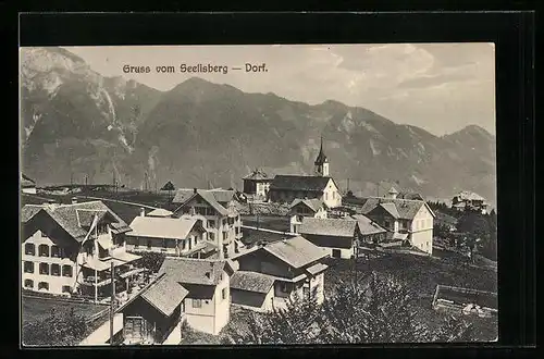 AK Seelisberg, Partie vom Dorf