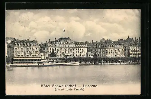AK Lucerne, Hôtel Schweizerhof
