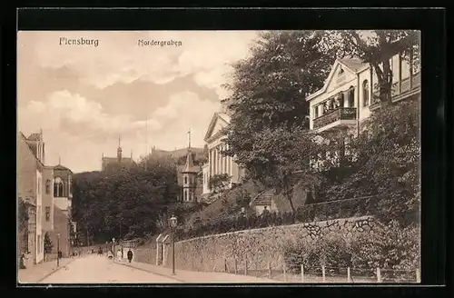 AK Flensburg, Partie im Nordergraben