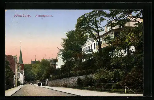 AK Flensburg, Partie vom Nordergraben