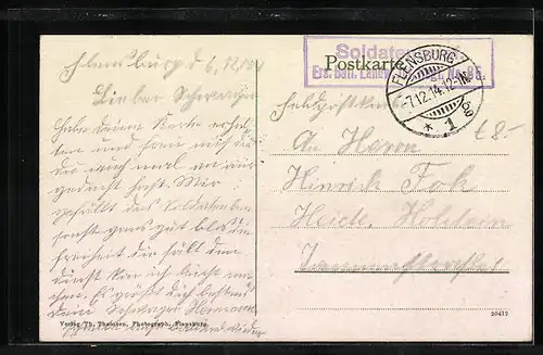 AK Flensburg, Partie vom Nordergraben