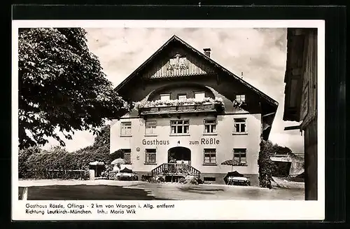 AK Wangen, Gasthaus zum Rössle