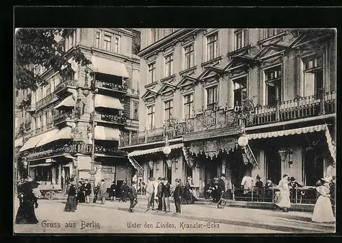 AK Berlin, Unter den Linden, Kranzler-Ecke