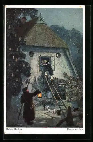 Künstler-AK Helmut Skarbina: Romeo und Julia