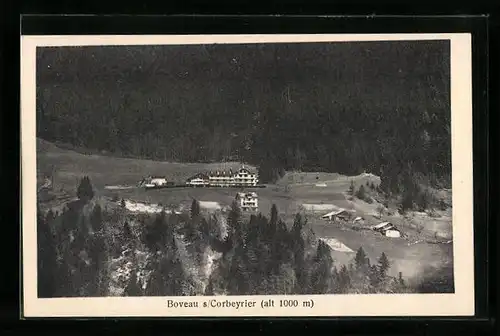 AK Corbeyrier, Boveau, Teilansicht aus der Vogelschau