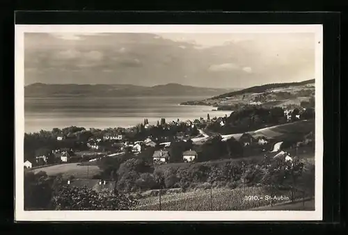 AK St.-Aubin, Gesamtansicht vom Flugzeug aus