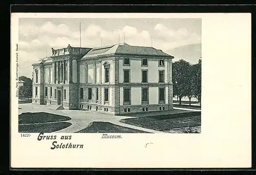 AK Solothurn, Museum mit Vorplatz