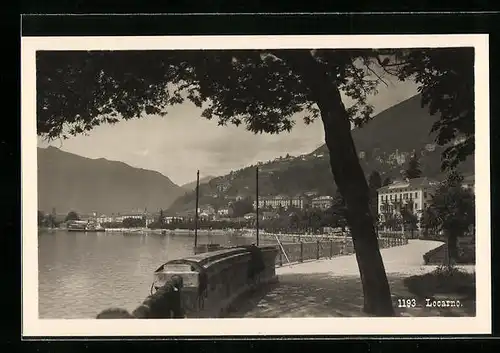 AK Locarno, Partie am Ufer