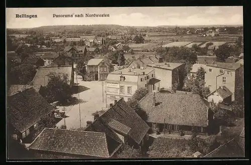 AK Rellingen, Panorama nach Nordwesten