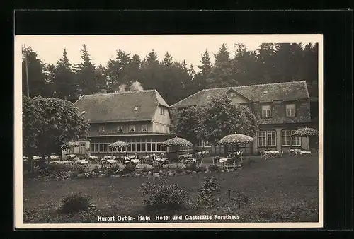 AK Oybin-Hain, Hotel und Gaststätte Forsthaus