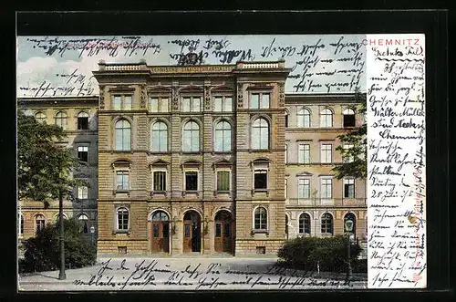 AK Chemnitz, Vorderansicht der Sächsischen Staatslehranstalten