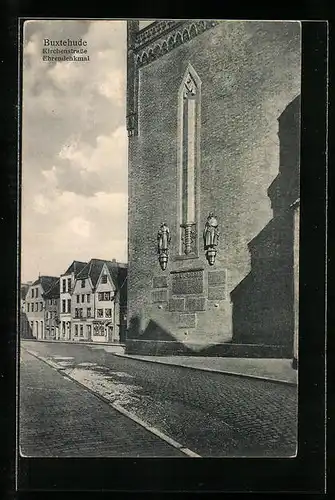 AK Buxtehude, Ehrendenkmal an der Kirche, Kirchenstrasse