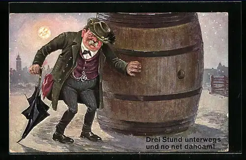 AK Betrunkener Bayer findet nicht nach Hause