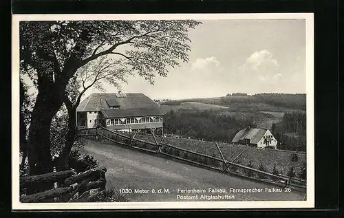 AK Falkau / Schwarzwald, Evangelisches Ferienheim