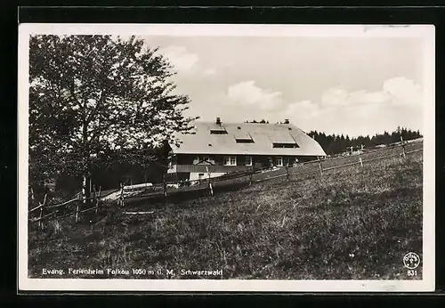 AK Falkau, Evang. Ferienheim