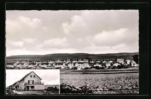 AK Illingen-Eichwald, Totalansicht, Lebensmittel-Feinkost Rudolf Barwig